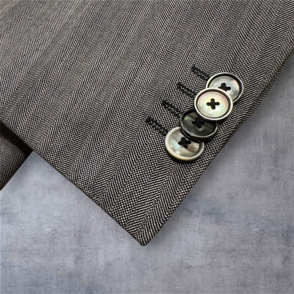 HUGO BOSS Mens Blazer Sport Coat Jacket Two Button Jacket 42R Gray Wool Suits - Picture 6 of 16